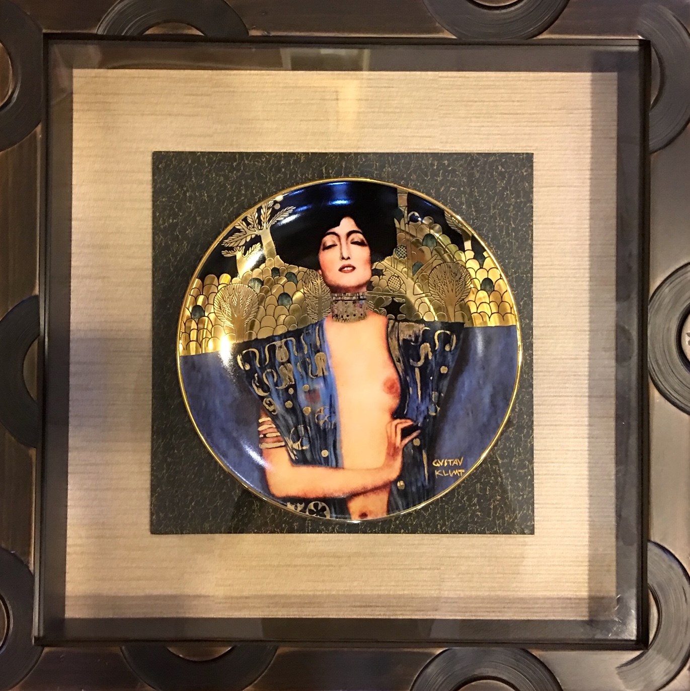古斯塔夫.克林姆-瓷盤20X20CM
