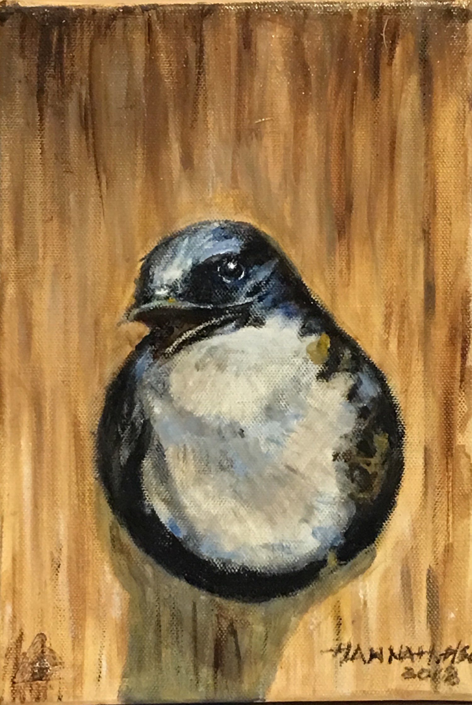 許雅雯油畫作品23X16CM