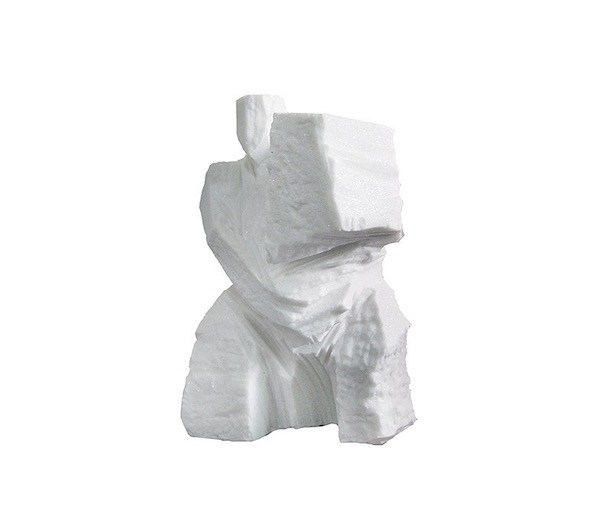 太極係列五 漢白玉石雕28X15X29CM