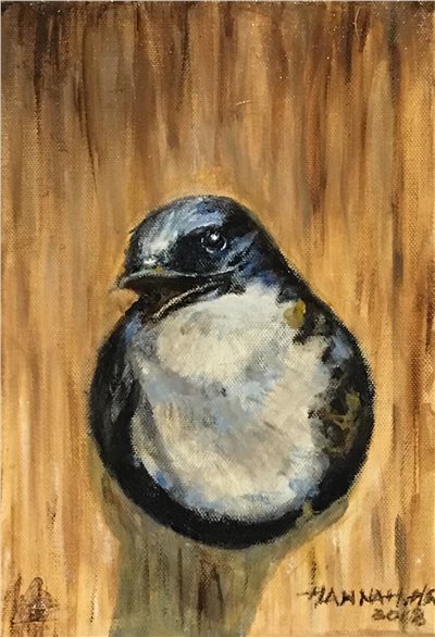 許雅雯油畫作品23X16CM