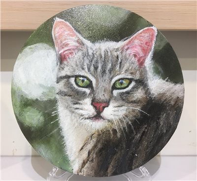 許雅雯油畫作品20X20CM