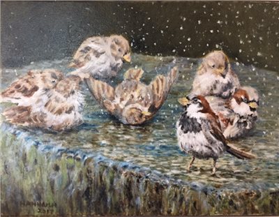 許雅雯油畫作品41X32CM