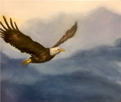 許雅雯油畫作品45X38CM