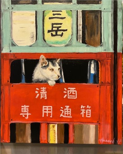 許雅雯油畫作品53X46CM