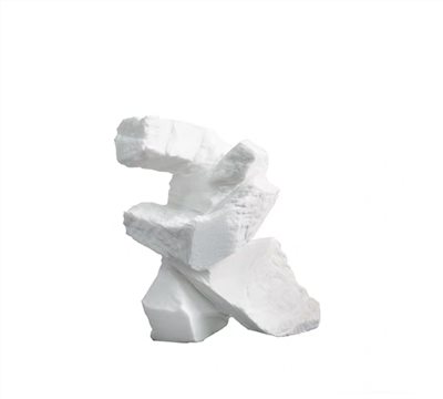 太極係列二 漢白玉石雕 23X15X28CM