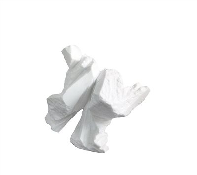 太極係列四 漢白玉石雕29X16X28CM