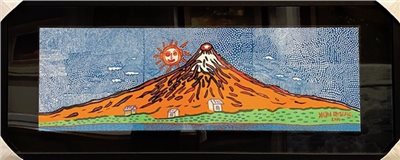當代藝術文創-草間彌生Yayoi Kusama 富士山<織布>   